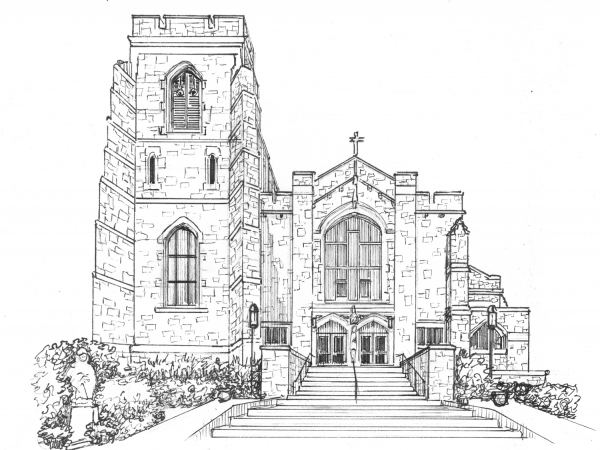 Wedding Venue Church Portrait