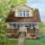 watercolor house portrait house painted in watercolor