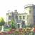 Watercolor Wedding Venue Portrait Castle