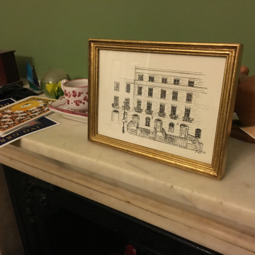 Finished, delivered and framed